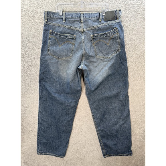 Vintage Levis Silvertab Jeans Mens 40 Blue Baggy Workwear Grunge Skater Y2K - Picture 2 of 11